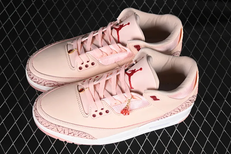 All categories Air Jordan Jordan series basketball shoes Air Jordan 3 P version Air Jordan 3 "Valentine's Day" AJ3 Joe 3 Valentine's Day limited edition HJ0178-600